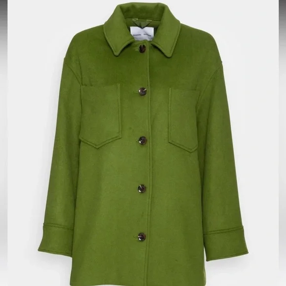 Samsøe Samsøe DIONE loose fit green jacket - Picture 4 of 8